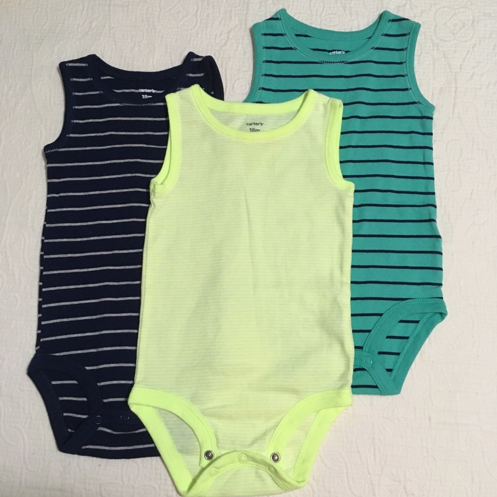 18m (4/$20) Set of 3 Carter’s Tank Top Onesies